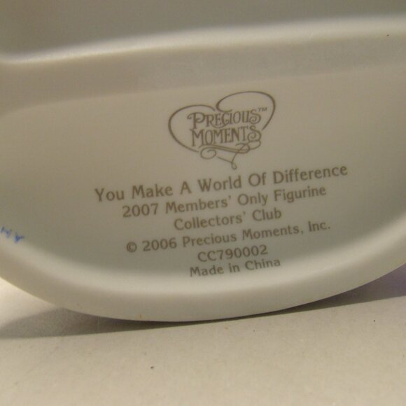 Precious Moments You make a world of difference Members 2007 CC90002 Figurine - Picture 12 of 14